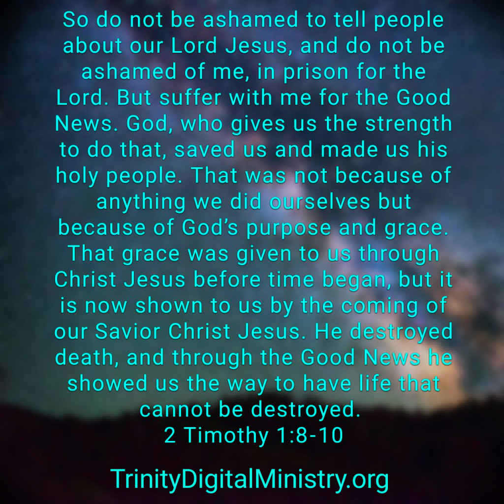 Transforming Grace of Yahweh | Trinity Digital Ministry